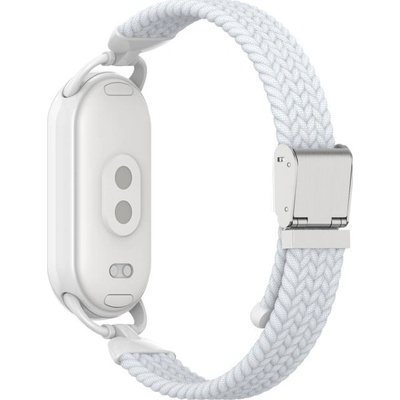 VSECHNONAMOBIL 115528 BRAIDED Nylonový řemínek pro Xiaomi Smart Band 10 / 9 / 8 bílý