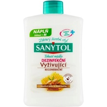 Sanytol vyživující Mandlové mléko & Mateří kašička dezinfekční mýdlo náhradní náplň 500 ml