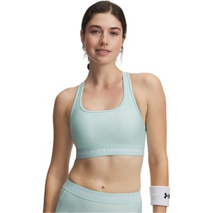 Under Armour Women's Crossback Medium Impact Sports Bra - Refresh Mint