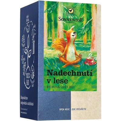 Sonnentor Nadechnutí v lese BIO porcovaný bylinný čaj 18 x 1,2 g