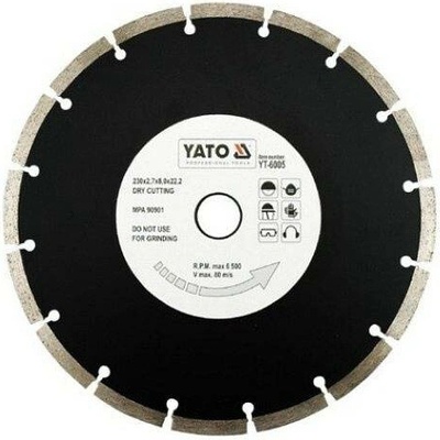 Yato Kotouč diamantový 230 x 22,2 x 2,7 mm
