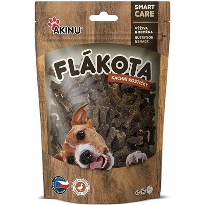 Akinu Flákota kachní kostičky pro psy 100 g