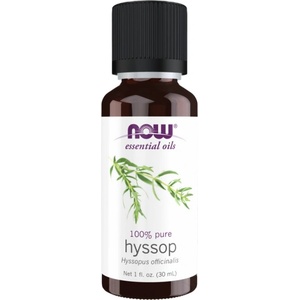 NOW Hyssop Oil | 100% Pure Hyssopus Officinalis [30 мл]