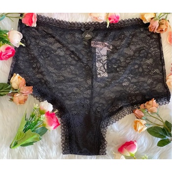 La vie en rose Дамско бельо с висока талия Black classic lace - La vie en rose