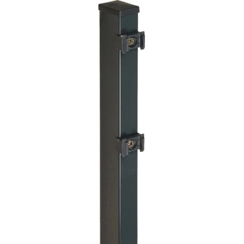 Stĺpik pre plot z dvojitého zváraného pletiva antracitový, 120 cm