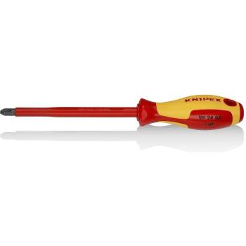 KNIPEX Отвертка PH 3, VDE 1000V жълто-червена ръкохватка 270мм, Knipex (K982403)