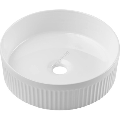 Comad beyond 2 white (e-6565) - Мивка за плот beyond пр. 36 см бял гланц (cm0017)