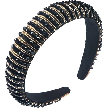 HARAHU Челенка vi-30161 - Черна / Златна kp30161 (vi-30161)