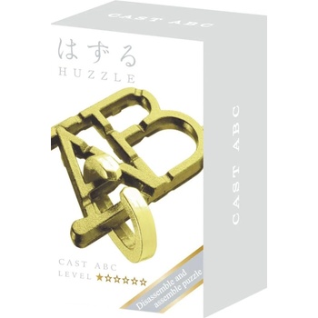 Hanayama Метален логически пъзел Hanayama - Mini Huzzle Cast ABC (515171)