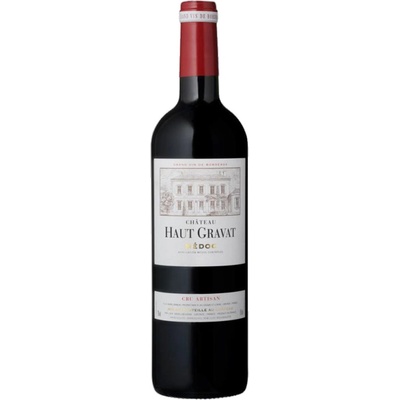Chateau Haut Gravat Médoc Cru Artisan červené 2018 13% 0,75 l (čistá fľaša)