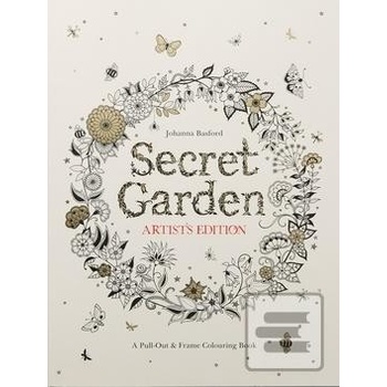 Secret Garden Artists Edition: A Pull-Out and Frame Colouring Book Basford Johanna
