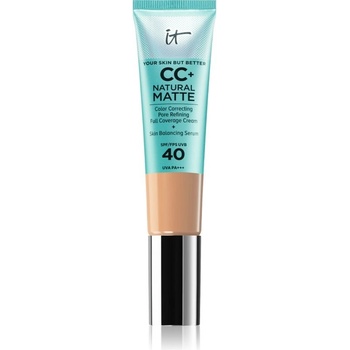 IT Cosmetics Your Skin But Better CC+ Cream Natural Matte zmatňujúci make-up SPF40 Medium 32 ml