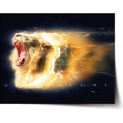 Sablio Plagát Lev art - 90x60 cm