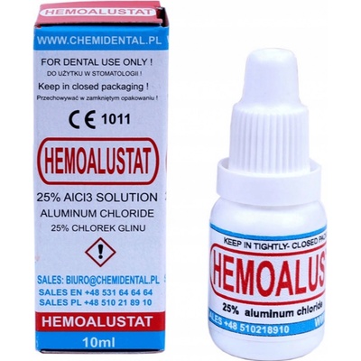 Hemoalustat Tekutina na zastavenie krvácania kutikuly 10 ml