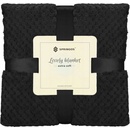 Springos polyester čierna Deka 220x200