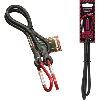 Quickloader Guma upínací s karabinou Carabiner 45 kg 80 cm x 8 mm