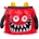 8bplus Торбичка за магнезий 8bplus Ozzy Chalk bag - Spicy Chilli - размер One Size (335-0781-0111)