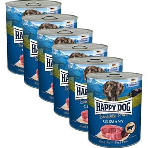 Happy Dog Rind Pur Германия - 6 x 800 г / говеждо