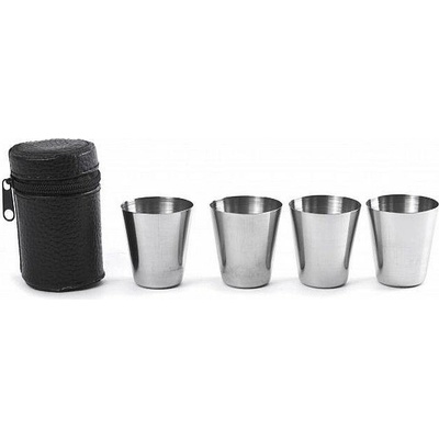 Panák-odlivka 25ml, 4ks, NR s pouzdrem