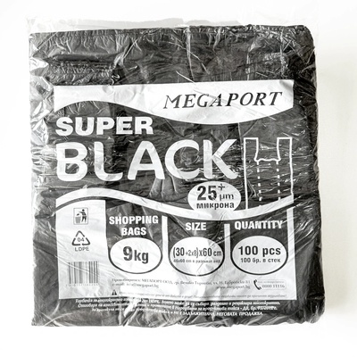 ЛАЙТС ТОРБА 30/60 super black 100/БР