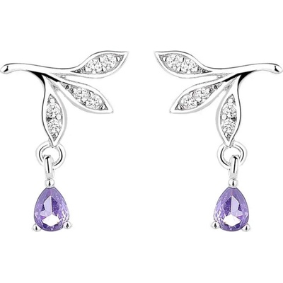 Silenti Jewelry Сребърни обеци "Гама