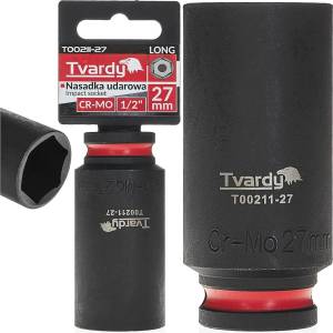 Tvardy Вложка ударна удължена 1/2" 6-стен 27mm CR-MO 82292 (T00211-27)