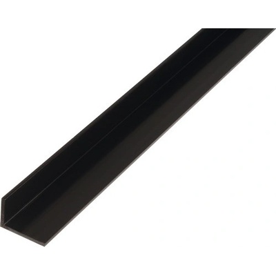L profil PVC čierny 25x20x2 mm 1 m
