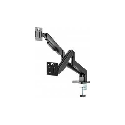 Gembird Desk mount for two monitors adjustable from 17 to 32 inches load up to 10kg black color