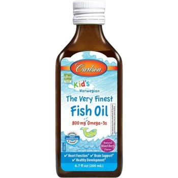 Carlson Labs Kid's The Very Finest Fish Oil 800 mg [200 мл] Горски плодове