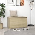 vidaXL Пейка за коридор, 80x40x45 см, дъб сонома, инженерно дърво (808669)