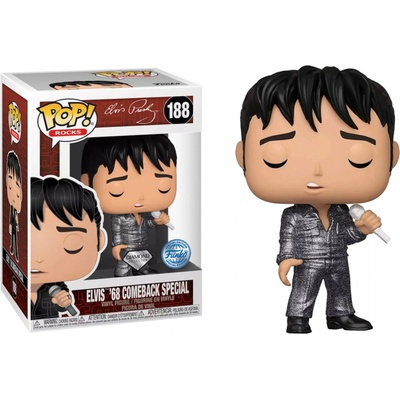 Funko Pop! Elvis Presley 68Comeback Special DGLT