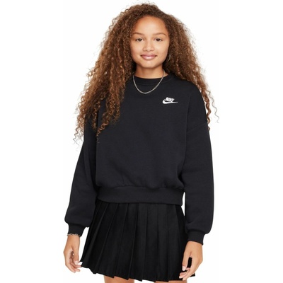 Nike Girls Sportswear Club Fleece Čierny