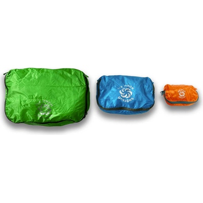 Six Moon Designs Multi-Sized 3 Pack obaly na veci Blue oranžové Med zelené