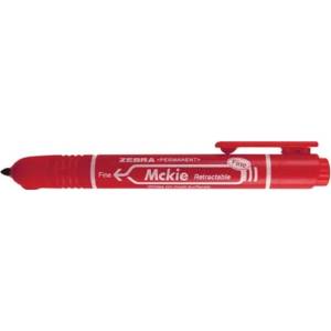 Zebra Алкохолен маркер ZEBRA Mckie 1, 3 мм с бутон червен 51063 (52063)