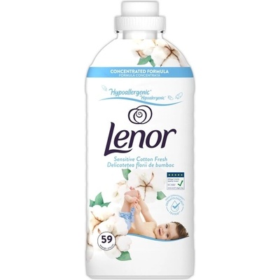 Lenor Sensitive, омекотител, 59 пранета