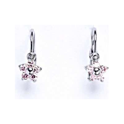 Čištín dětské s růžovým zirkonem pomněnka NK 1391