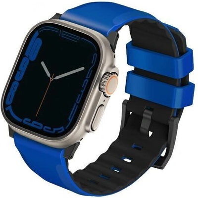 UNIQ Uniq Strap Linus Airosoft Silicone каишка за Apple Watch Series 1/2/3/4/5/6/7/8/SE/SE2/Ultra, 42/44/45/49mm, син