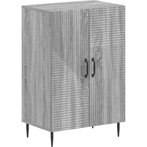 vidaXL Шкаф за обувки HAARLEM 59, 5 x 39, 5 x 89, 5 см Сив Сонома (896871)
