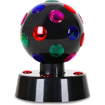 OneConcept Disco-Ball-4-B černá LED světelný efekt 13,5cm