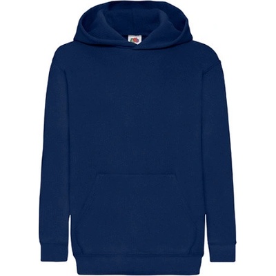 Fruit of the Loom Detská Mikina s kapucňou 62-043-0 Navy