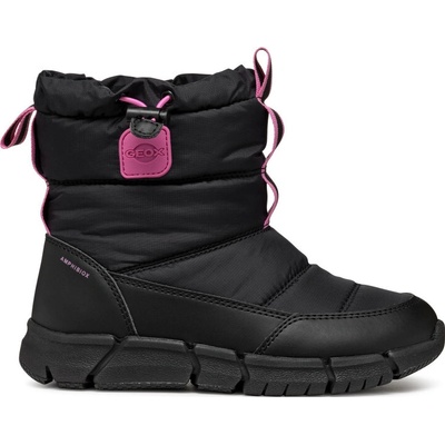Geox J FLEXYPER G.B ABX B černá Růžová