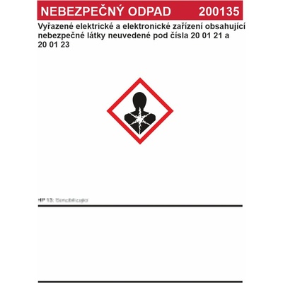 Nebezpen odpad 200135 - Vyazen elektrick a elektronick zazen ...