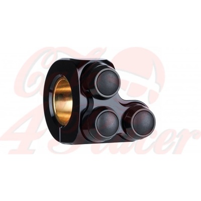 Motogadget MO-Switch BASIC 3 tlačítka Levá strana černá 22mm 7/8" nebo 1"