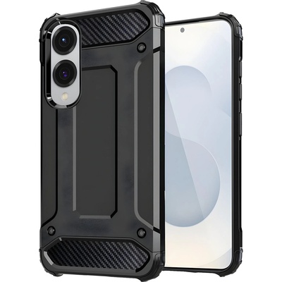 Techsuit Калъф Hybrid Armor Kickstand за Samsung Galaxy S25 Edge - Черен KP36935 (36935)