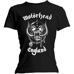 Motörhead England Black L Дамски Риза (MHEADTEE53LB03)