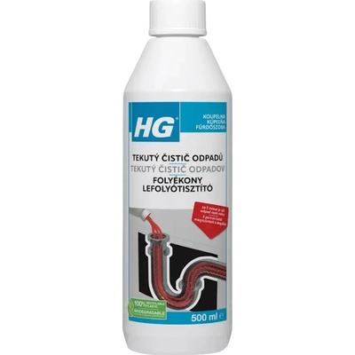 HG 139 Tekutý čistič odpadov 139 0,5 l