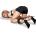 Master Series Trapped Wrist & Ankle Stocks Black