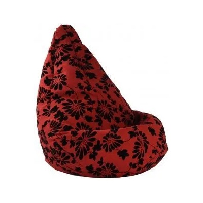 Pufrelax Калъф за пуф круша, 160л. , Nirvana Light - Poppy, (Не съдържа пълнеж), Гама Premium