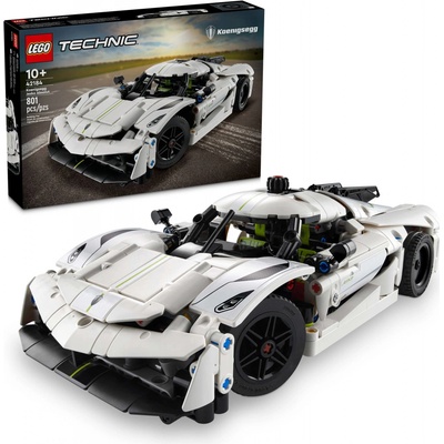LEGO® Technic 42184 Biele hyperauto Koenigsegg Jesko Absolut