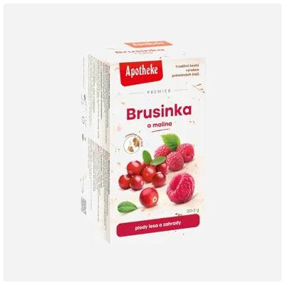 Apotheke Brusinka a malina 6 x 40 g